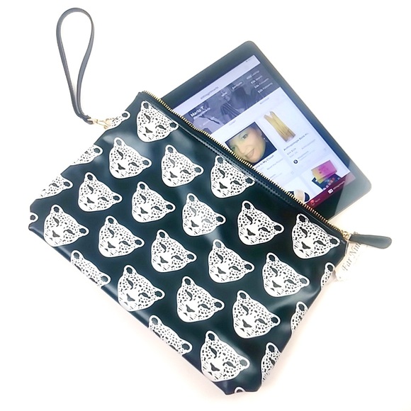 FAR NINE | Tablet Pouch Leopard Vegan iPad 12” Sleeve - Picture 2 of 8